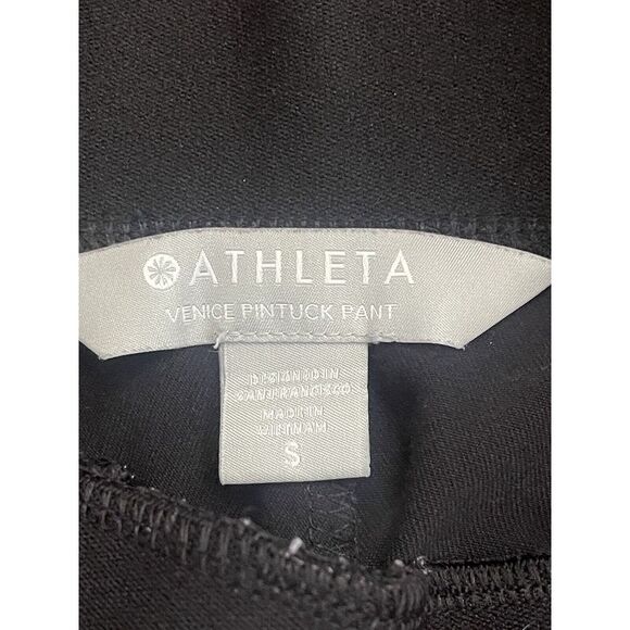 Athleta Black‎ Venice Pintuck Pants Size Small - Picture 7 of 8